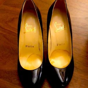 Christian Louboutin heels minor wear platform heels very good condition.